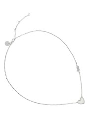 Radley London Sterling Silver Genuine MOP Heart And Jumping Dog Necklace - Image 1 of 6