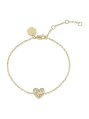 Radley 18ct Gold Plated Pavé Stone Heart Bracelet - Imagen 1 de 4