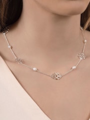 Radley London Silver Plated Heirloom Pearl Chain Necklace - Image 3 of 3