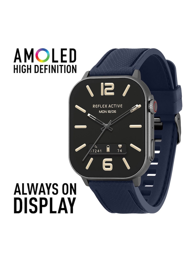 Reflex Active Blue Series 29 Smart Calling Amoled Watch - Image 1 of 7