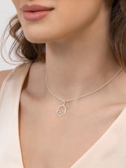 Radley London Sterling Silver Heirloom Charm Necklace - Image 4 of 5