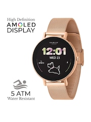 Radley Gold Series 28 Amoled Mesh Watch - Image 2 of 7