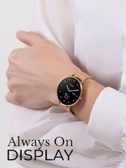 Radley Gold Series 28 Amoled Mesh Watch - Image 4 of 7