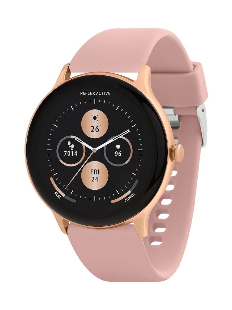 Reflex Active Pink Series 22 Silicone Strap Watch - Image 1 of 6