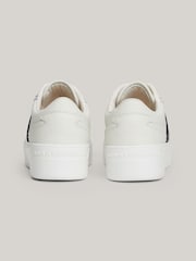Tommy Hilfiger Cream črtast; progast Platform Trainers - Slika 5 iz 7