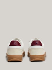 Tommy Hilfiger Heritage Court Leather Brown Trainers - Image 6 of 8