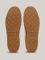 Tommy Hilfiger Heritage Court Leather Brown Trainers - Image 7 of 8