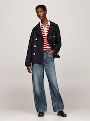 Tommy Hilfiger Chain Leather Low Black Boots - Image 7 of 7