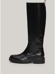 Tommy Hilfiger Premium Leather Long Black Boots - Image 2 of 7