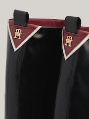 Tommy Hilfiger Premium Leather Long Black Boots - Image 7 of 7