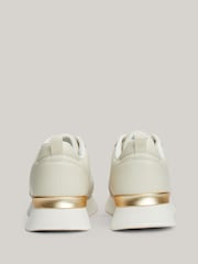 Tommy Hilfiger Natural Tommy Hilfiger Natural Feminine Runner Trainers - Image 6 of 8