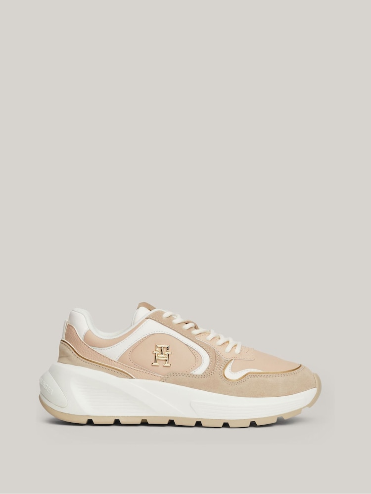 Tommy Hilfiger Pink Chunky Fashion Trainers - Image 1 of 7