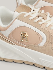 Tommy Hilfiger Pink Chunky Fashion Trainers - Image 4 of 7