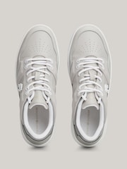 Tommy Hilfiger Silver Low Basket Trainers - Image 3 of 7