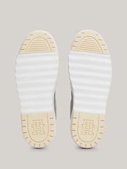 Tommy Hilfiger Silver Low Basket Trainers - Image 5 of 7