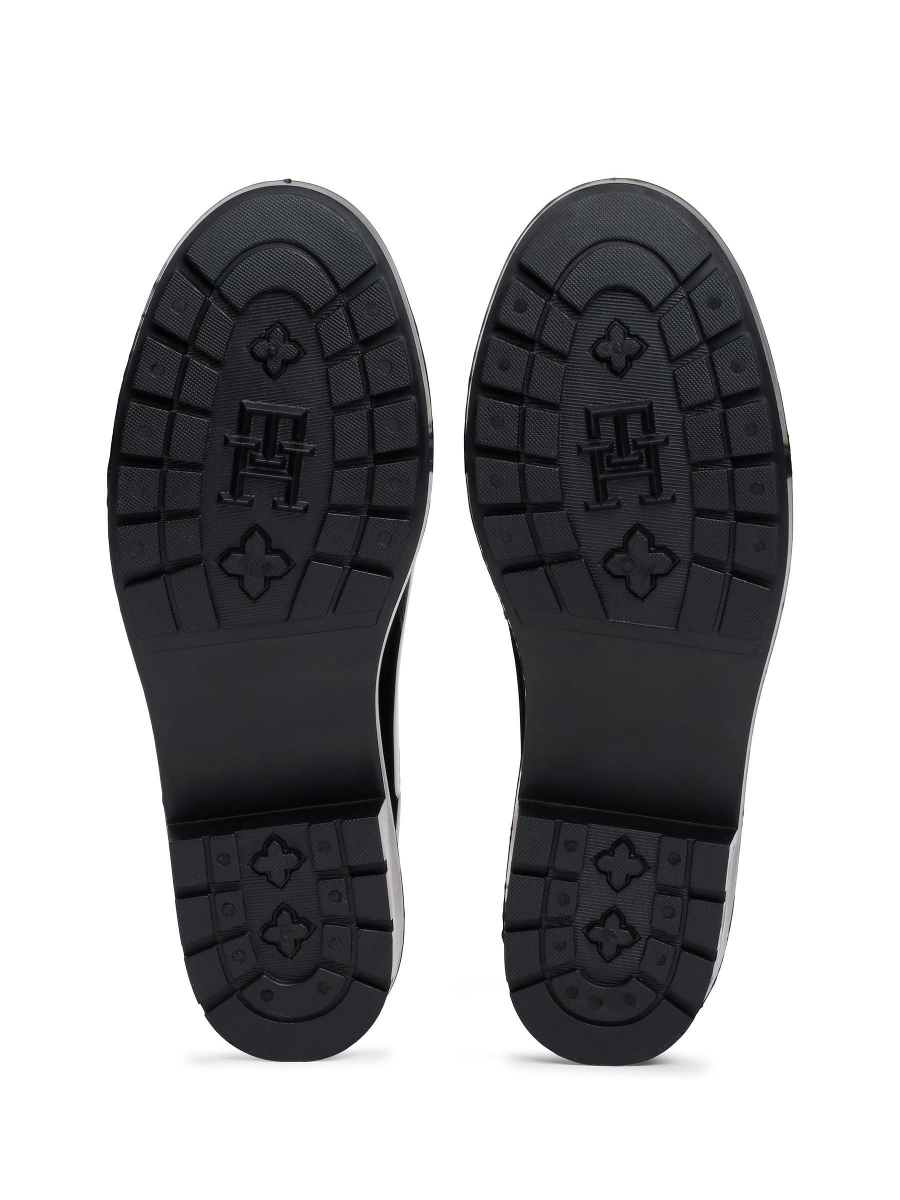 Tommy hilfiger black rain boots cheap