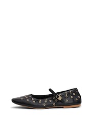 Tommy Hilfiger Maryjane Eyelets črna balerinka - Slika 2 iz 7