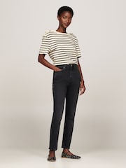 Tommy Hilfiger Maryjane Eyelets črna balerinka - Slika 7 iz 7