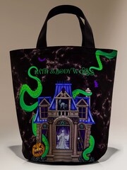 Bath & Body Works Haunted House Canvas Bag - Image 1 of 1
