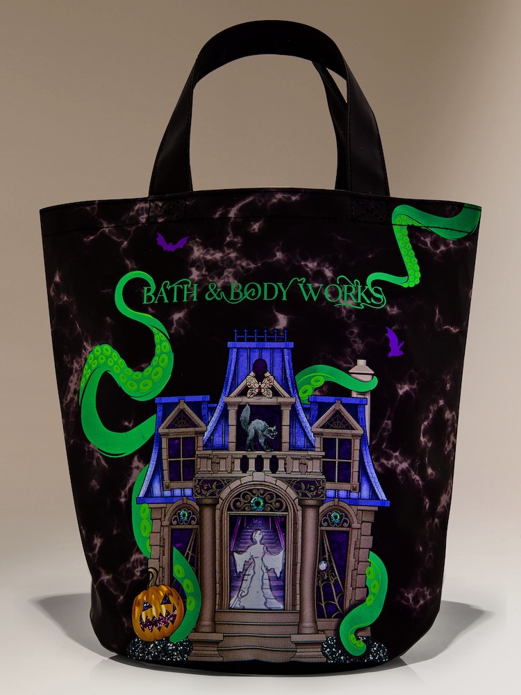 Bath & Body Works Haunted House Canvas Bag - Image 1 of 1