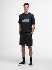 Barbour® International Ripstop Cargo Black Shorts - Image 1 of 5