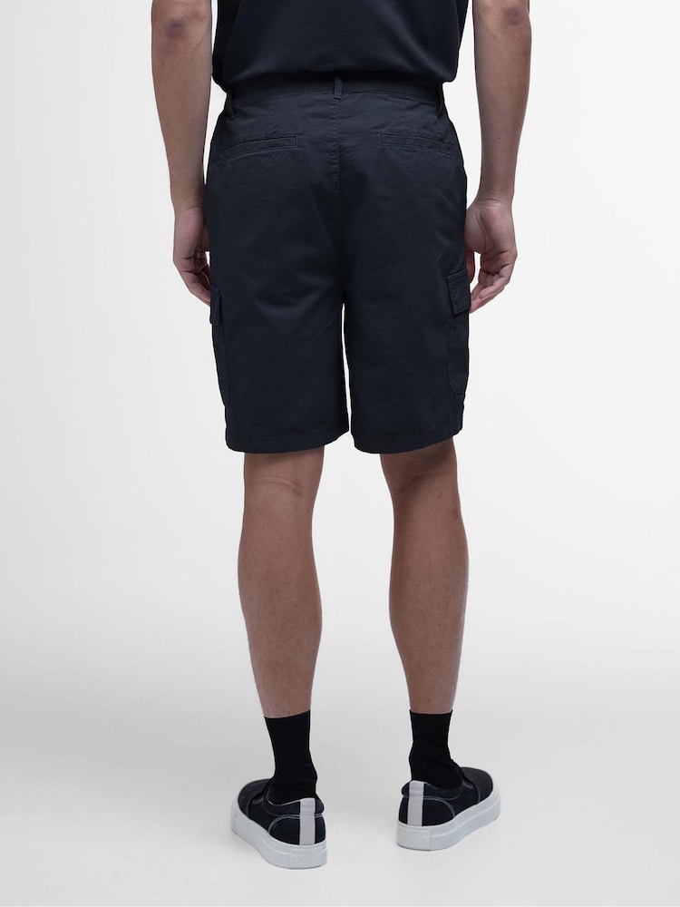 Barbour® International Ripstop Cargo Black Shorts - Image 2 of 5