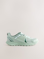 Sage Green Forever Comfort® Chunky Mesh Detail Trainers - Image 2 of 6