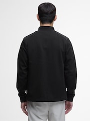 Barbour® International Ethan Funnel Neck Quilted Black Jacket - Image 2 of 8