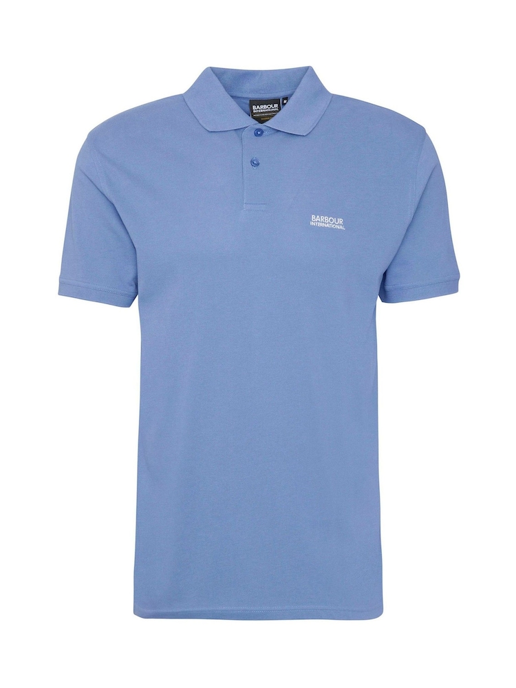 Barbour® International Lightweight Pique Essential Polo Shirt - Image 5 of 5