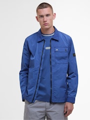 Barbour® International Blue Inline Overshirt - Image 1 of 5