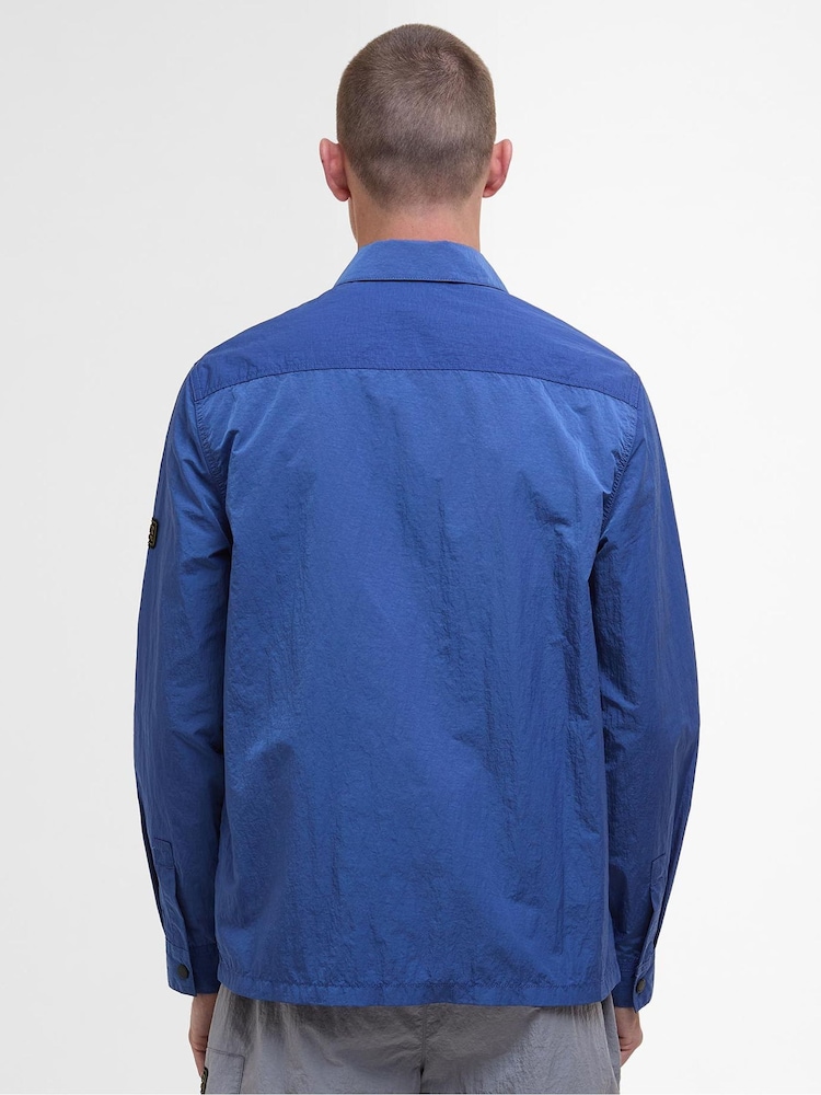 Barbour® International Blue Inline Overshirt - Image 2 of 5