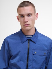Barbour® International Blue Inline Overshirt - Image 4 of 5