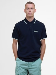 Barbour® International Evan Tipped 100% Cotton Polo Shirt - Image 1 of 5