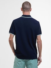 Barbour® International Evan Tipped 100% Cotton Polo Shirt - Image 2 of 5