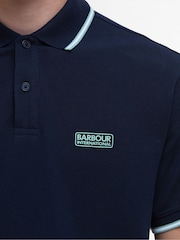 Barbour® International Evan Tipped 100% Cotton Polo Shirt - Image 4 of 5