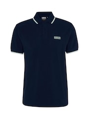 Barbour® International Evan Tipped 100% Cotton Polo Shirt - Image 5 of 5