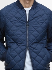 Barbour® International Blue Harfell Quilted Jacket - Image 6 of 7