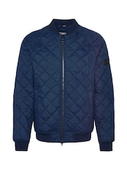 Barbour® International Blue Harfell Quilted Jacket - Image 7 of 7