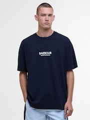 Barbour® International Oversized Formula 100% Cotton T-Shirt - Image 1 of 5