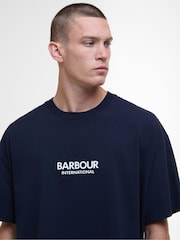 Barbour® International Oversized Formula 100% Cotton T-Shirt - Image 3 of 5