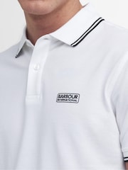 Barbour® International Evan Tipped 100% Cotton Polo Shirt - Image 5 of 6