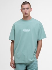 Barbour® International Oversized Formula 100% Cotton T-Shirt - Image 1 of 5