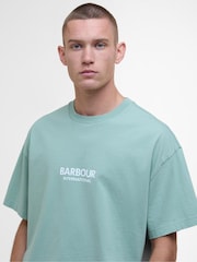 Barbour® International Oversized Formula 100% Cotton T-Shirt - Image 4 of 5