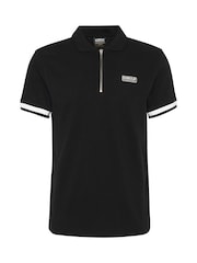 Barbour® International Bradley Black Polo Shirt - Image 5 of 5