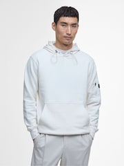 Barbour® International Ewan White Hoodie - Image 1 of 5