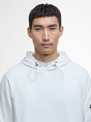 Barbour® International Ewan White Hoodie - Image 4 of 5