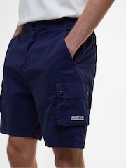 Barbour® International Blue Hayden Shorts - Image 3 of 4