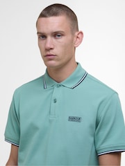 Barbour® International Evan Tipped 100% Cotton Polo Shirt - Image 3 of 5