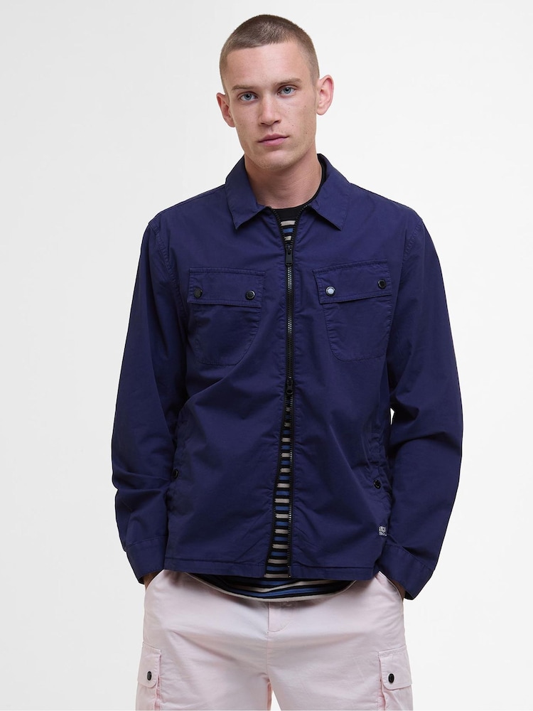 Barbour® International Blue Hayden Overshirt - Image 1 of 5