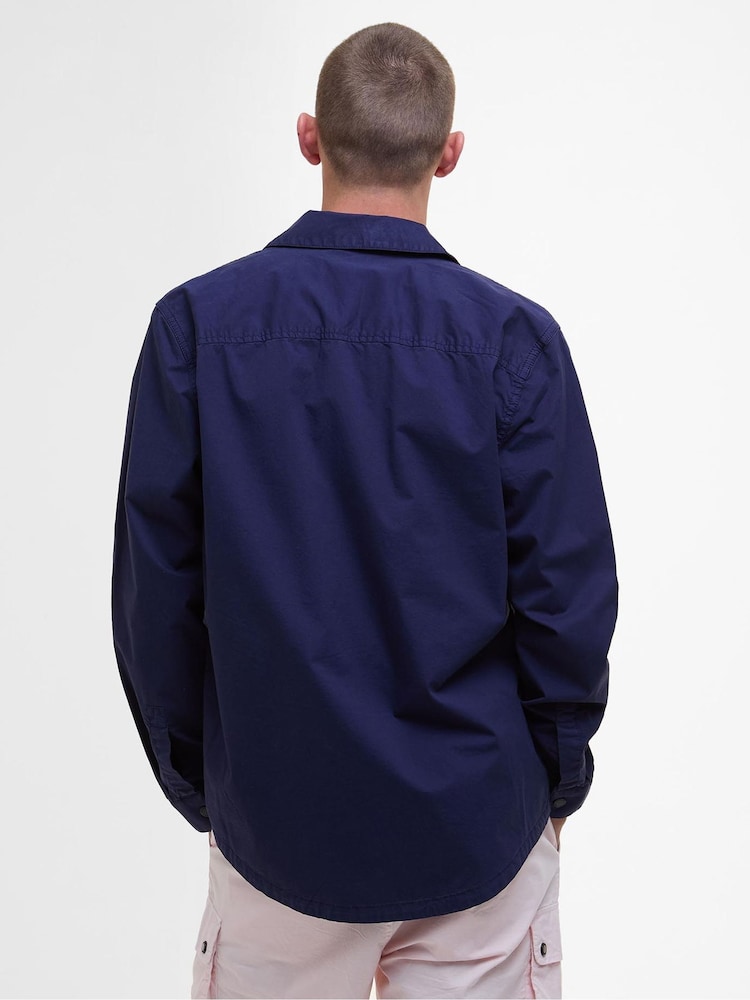 Barbour® International Blue Hayden Overshirt - Image 2 of 5